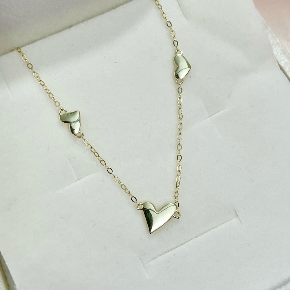 14K Gold Heart bracelet